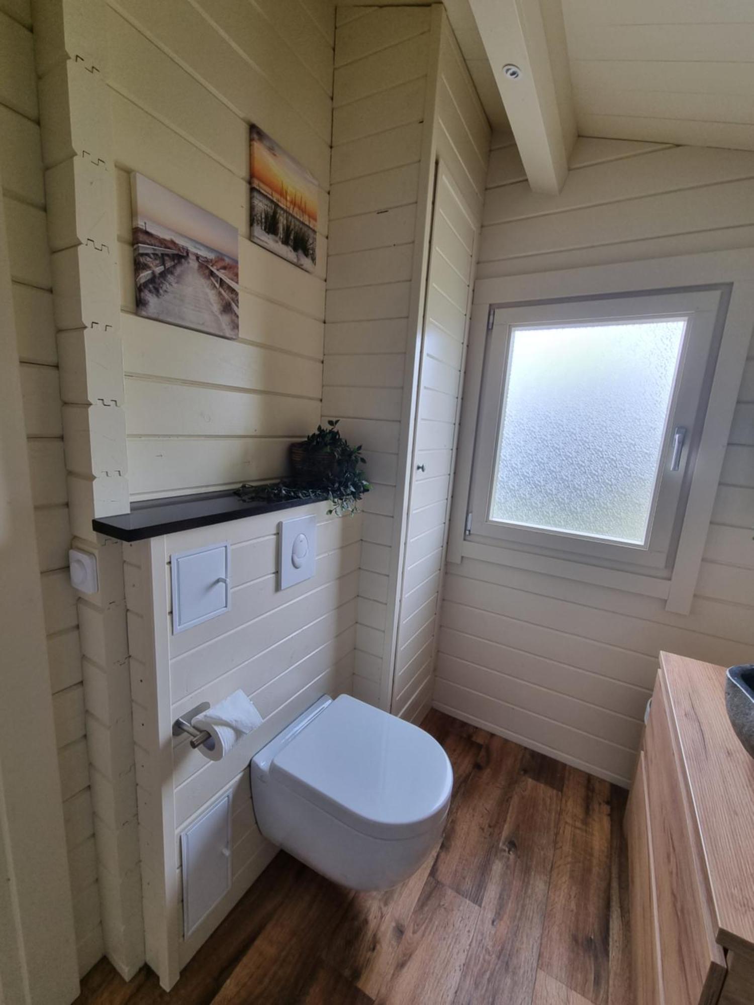 Nieuw - Luxe Blokhut Chalet In Bosrijke Omgeving Anloo Kültér fotó